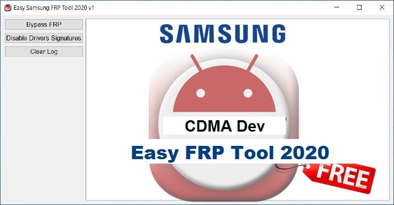 اداة تخطي حساب جوجل لجميع الهواتف Easy Samsung FRP Tool