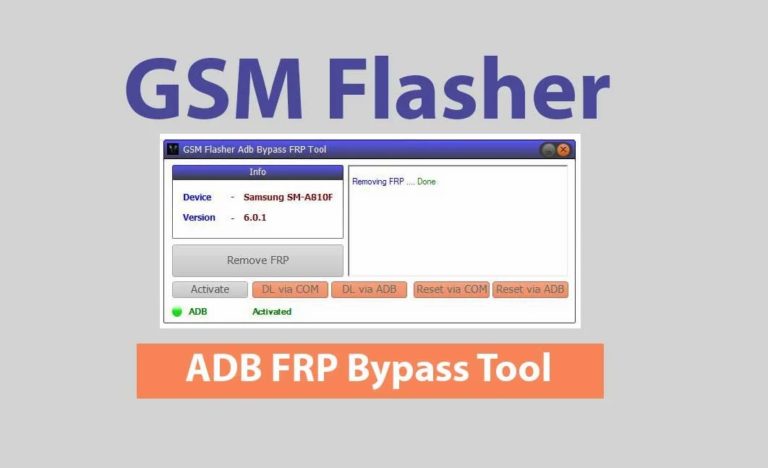 gsm flasher adb bypass frp tool